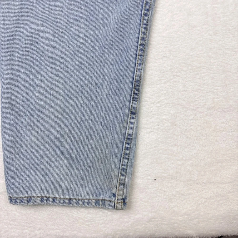 Levis 550 Relaxed Fit Light Wash Denim Jeans Mens 36x32 Measures 35x30‎ Y2K Worn